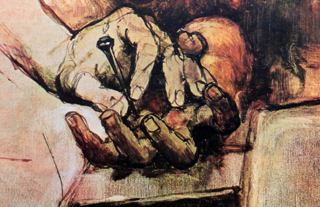Jesus Christ's Hand Art in Public Domain - wide 1