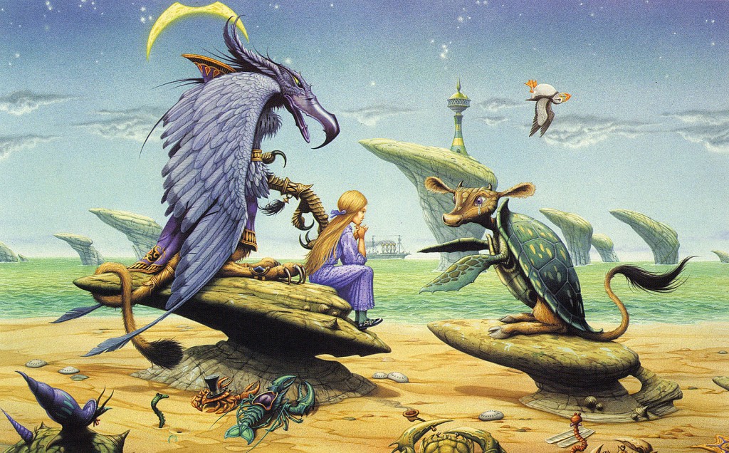 rodney_matthews_alice in wonderland_the mock turtles story